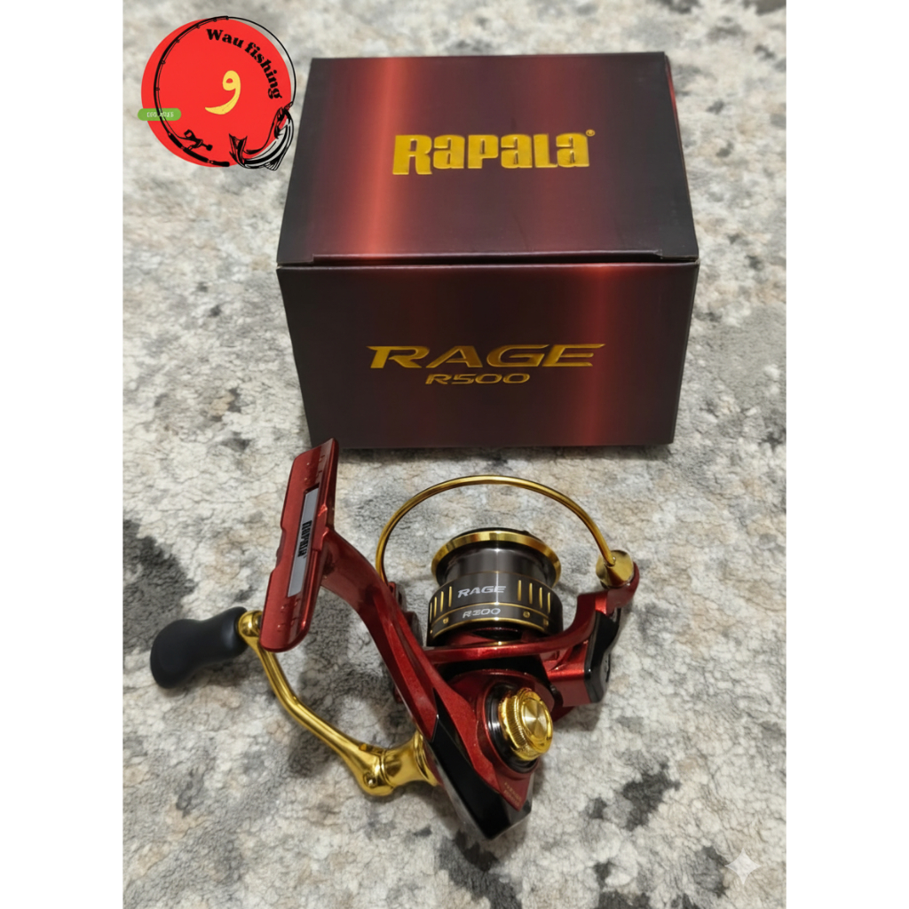 Jual REEL / GULUNGAN PANCING RAPALA RAGE R500 UL SPINNING REEL | Shopee ...