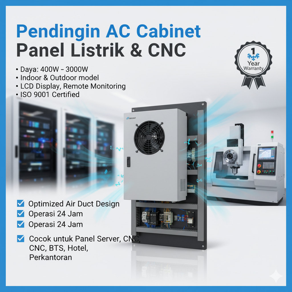 Jual AC Cabinet Panel Listrik CNC | pendingin AC Panel Server Indoor ...