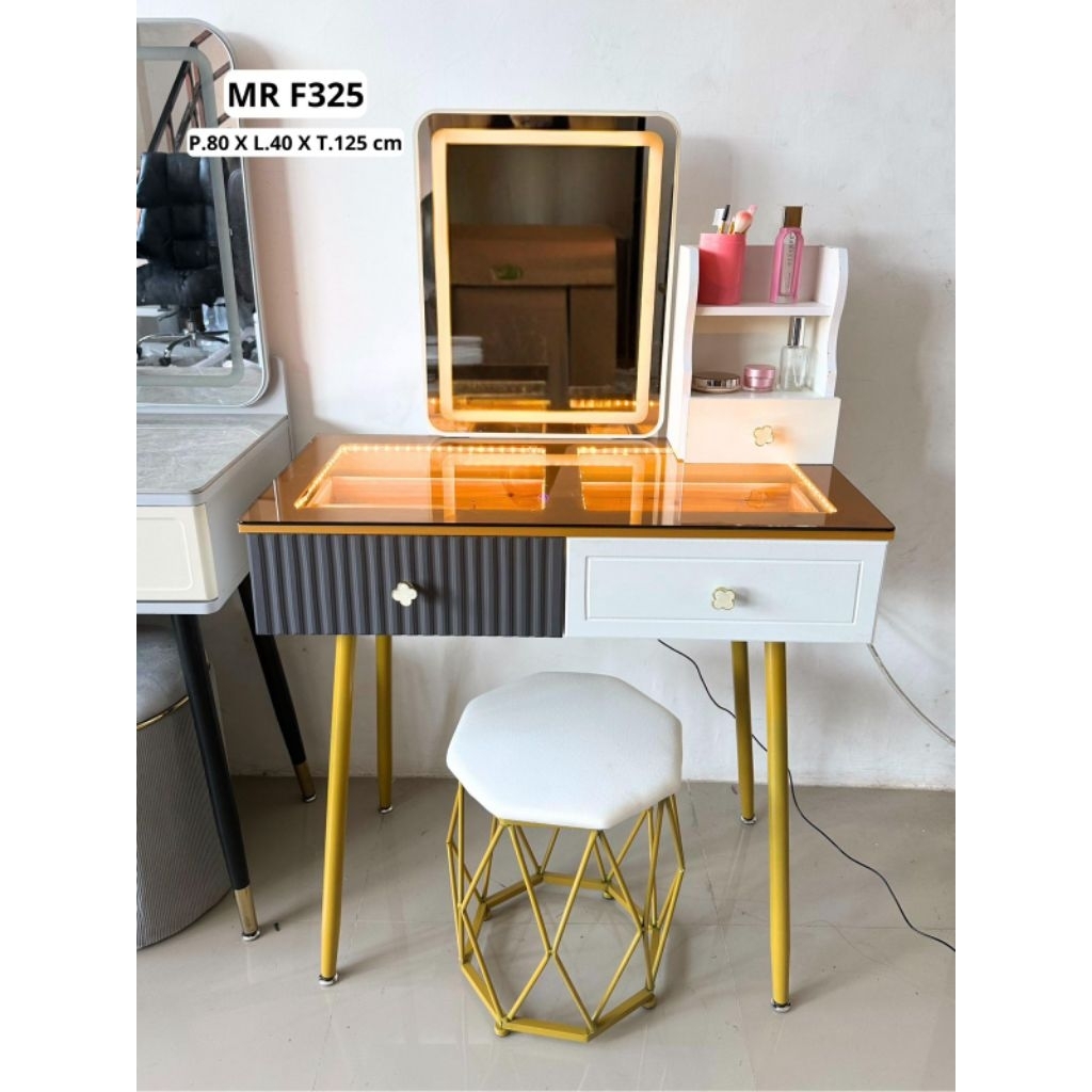 Jual Set Meja Rias dan Kursi Estetik | Shopee Indonesia