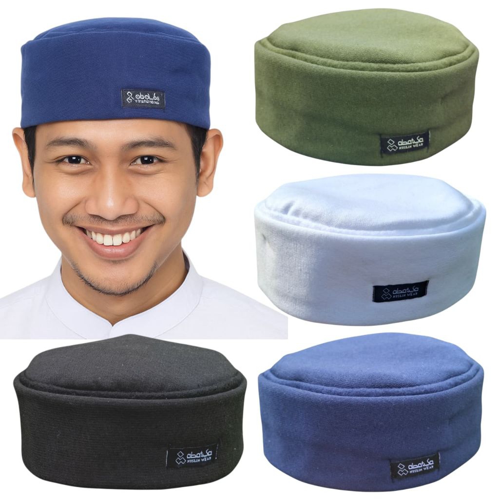 Peci Kopyah Mesir Habasya Plath Abatsa Anak Pria Dewasa Peci Solat