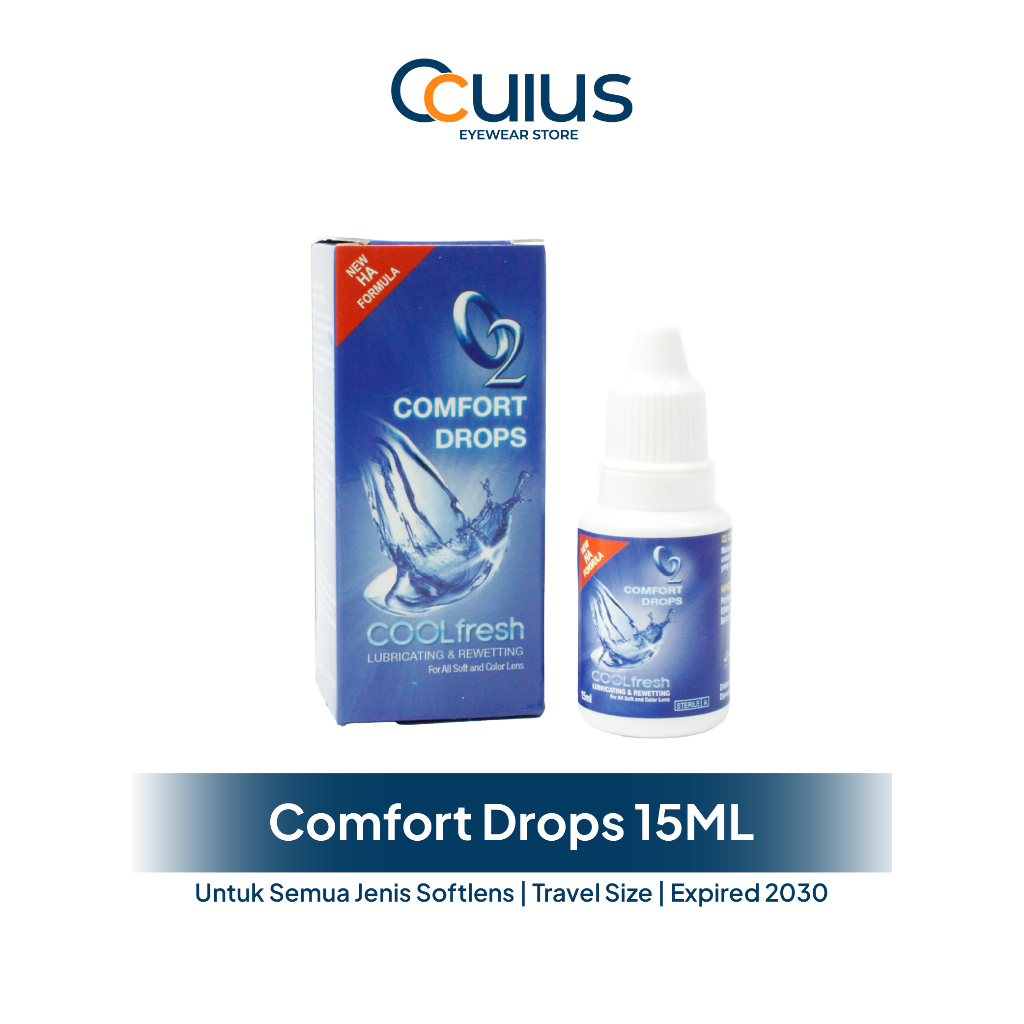 Jual OCULUS AIR SOLUTION KONTAK LENSA/SOFTLENS COMFORT DROPS 15ML ...