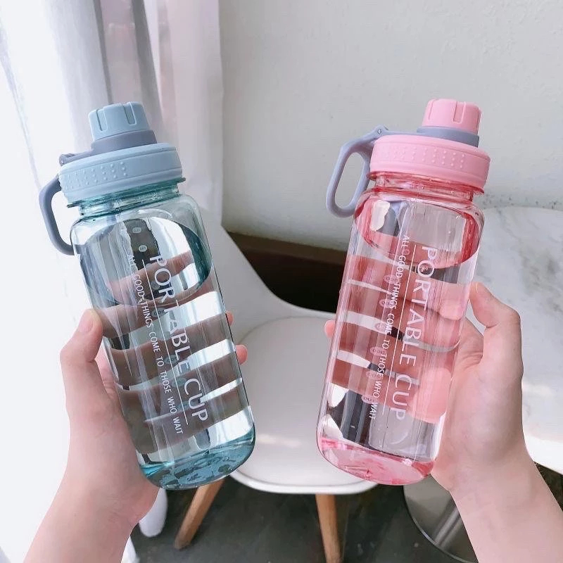 Jual Botol Minum Plastik Portable Cup / Tumbler Aesthetic Botol Minum ...