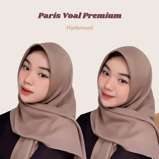 Paris Premium Voal Segi Empat Polos Tebal