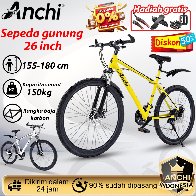 Jual Anchi⭐24 hours delivery⭐Sepeda gunung inch mountain