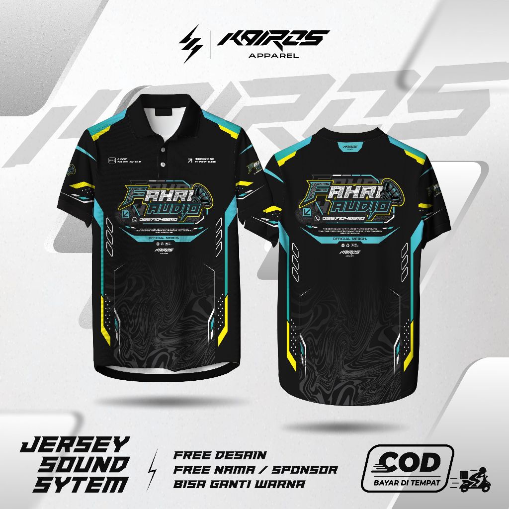 Jual Jersey Sound System Kaos Kerah Polo Custom Full Printing | Shopee ...