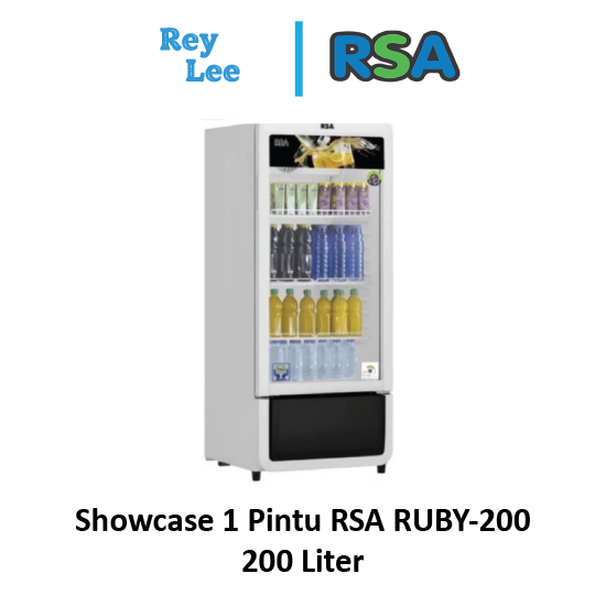 Jual Showcase 1 Pintu RSA RUBY-200 200 Liter | Shopee Indonesia