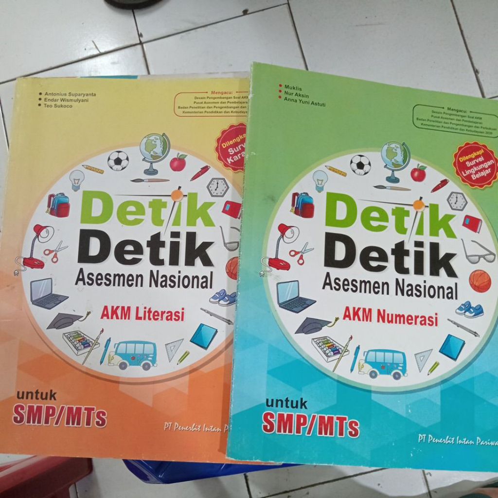 Jual 2 BUKU DETIK-DETIK ASESMEN NASIONAL AKM LITERASI/AKM NUMERASI ...