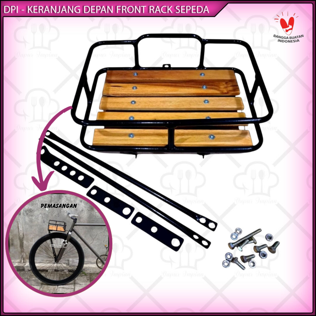 Jual DPI Keranjang Front Rack Sepeda Fixie Federal Minion Seli Mtb ...