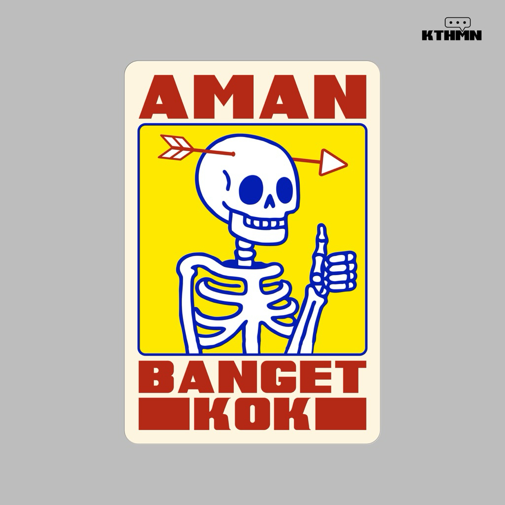 Jual Aman Banget - Sticker | SS - 282 | Shopee Indonesia