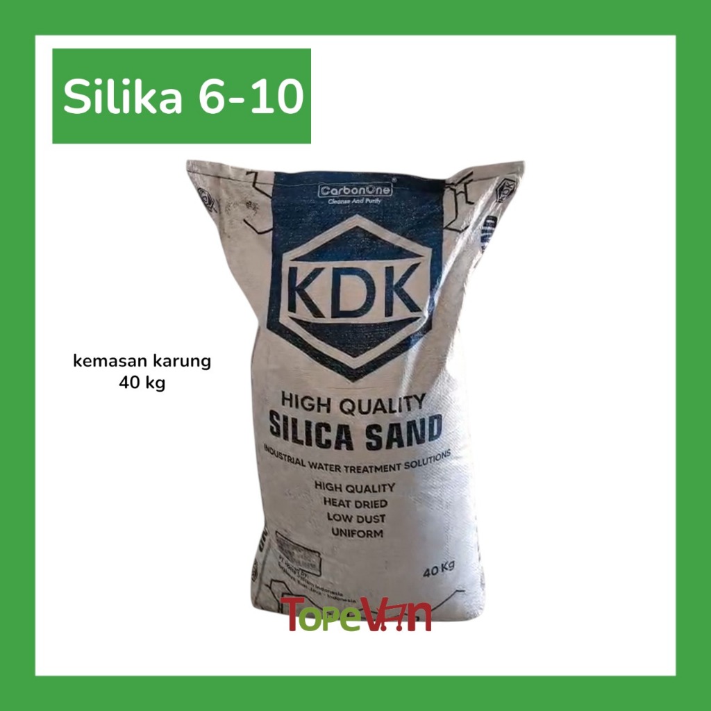 Jual Pasir Silika 40 kg (1 Karung) Media Filter Air Grade 6-10 - Grosir ...