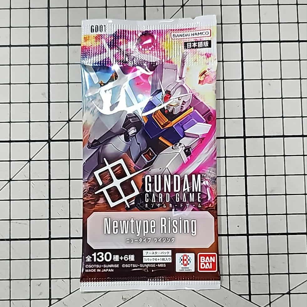 Jual Gundam Card Game GD01 Newtype Rising Booster Pack ( 6 cards ...