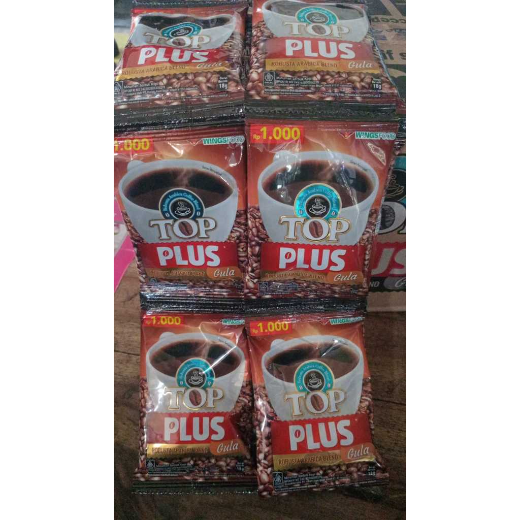 Jual COFFEE TOP PLUS GULA GROSIR 1 DUS | Shopee Indonesia