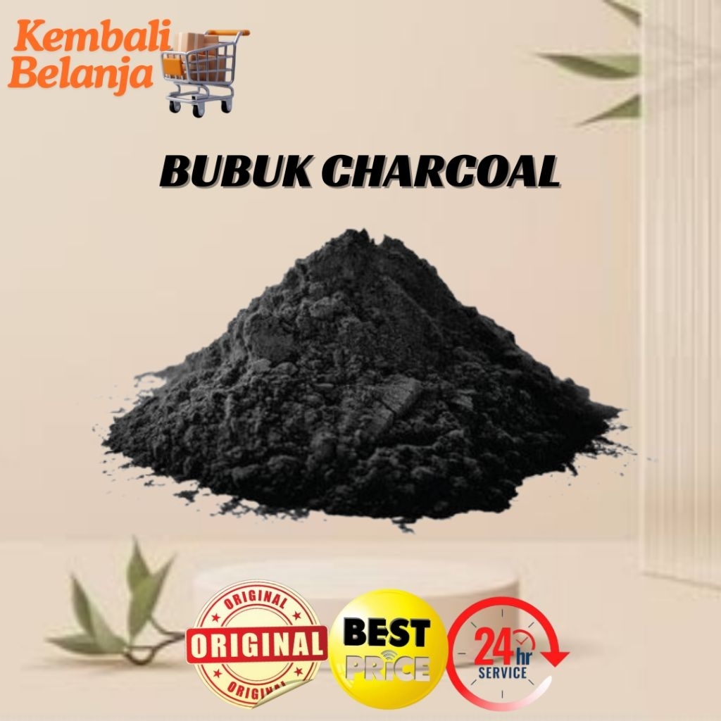Jual Bubuk Arang Bambu 100 Gram/ Activated Bamboo Charcoal Powder/ Food ...