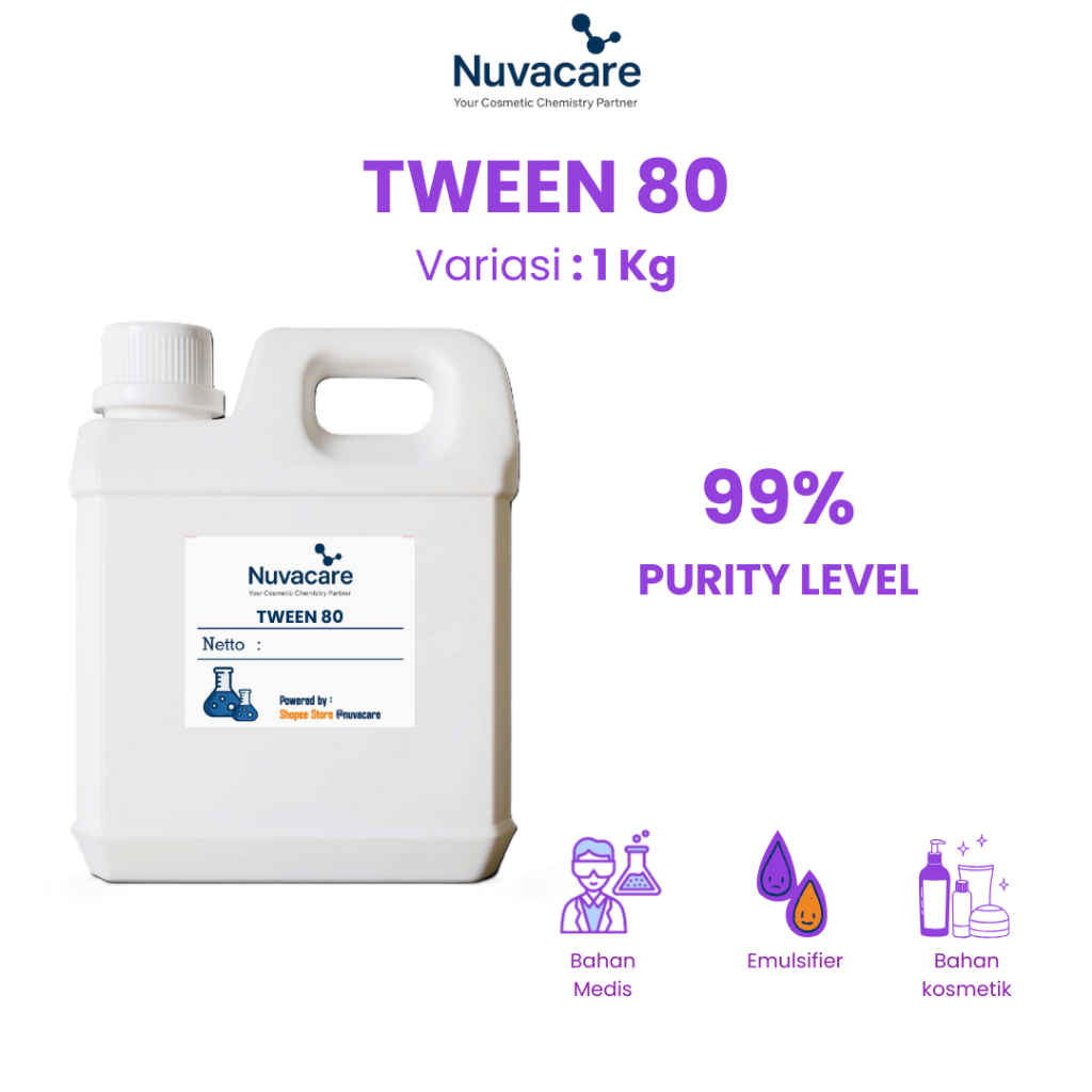 Jual Tween 80 | Polysorbat 80 - 1 Liter | Shopee Indonesia
