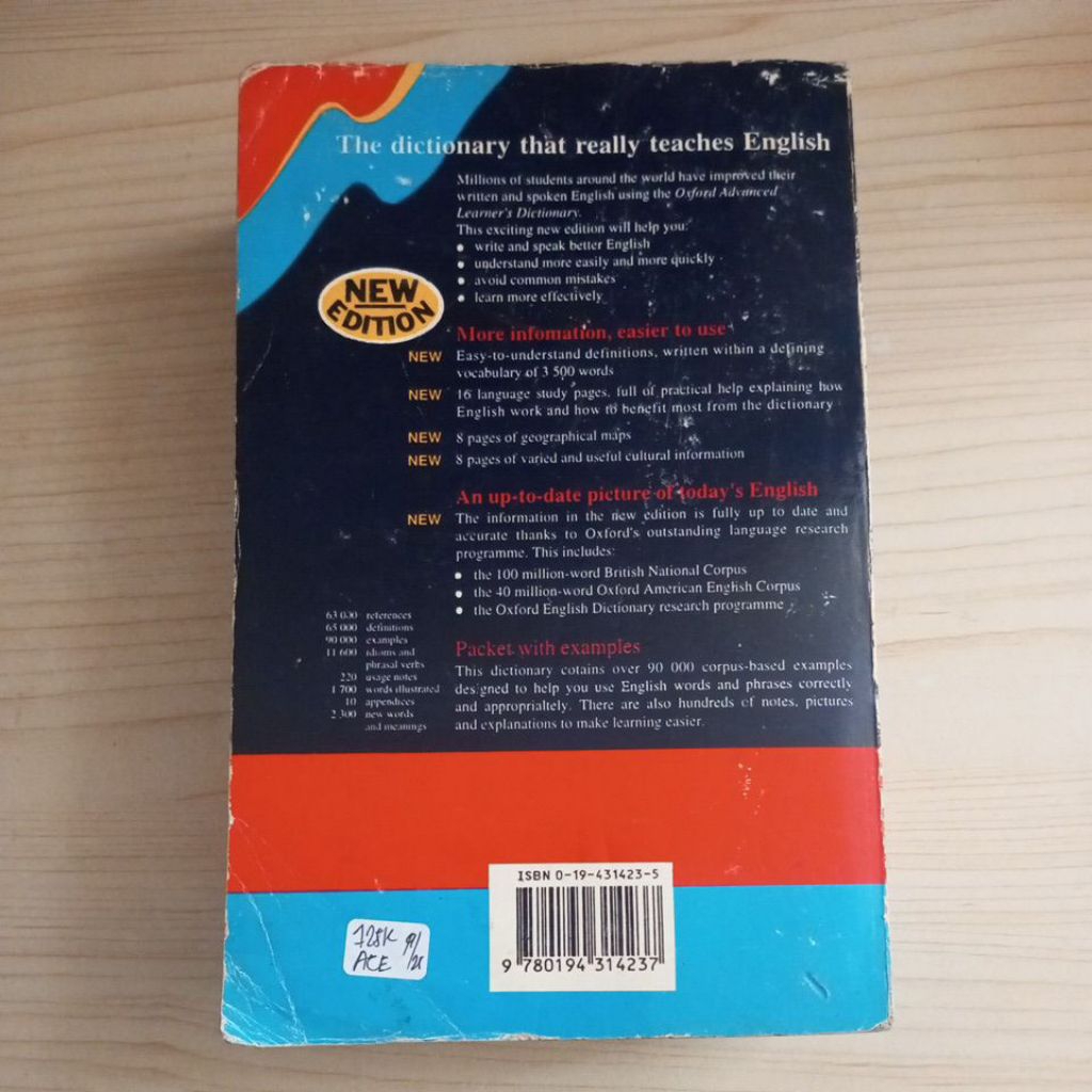 Jual KAMUS OXFORD ADVANCED LEARNERS DICTIONARY | Shopee Indonesia