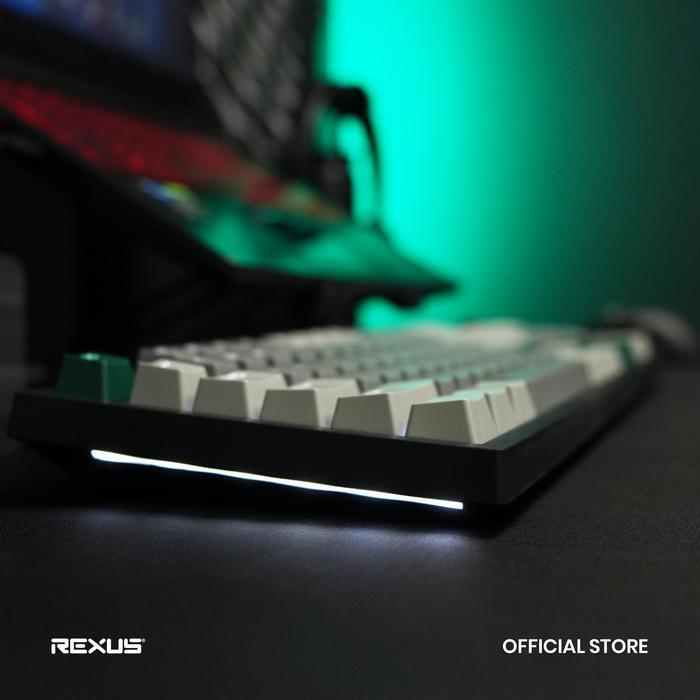 Jual Rexus Heroic KX5 V2 Mechanical Gaming Keyboard Full Size RX-KX5 KX ...