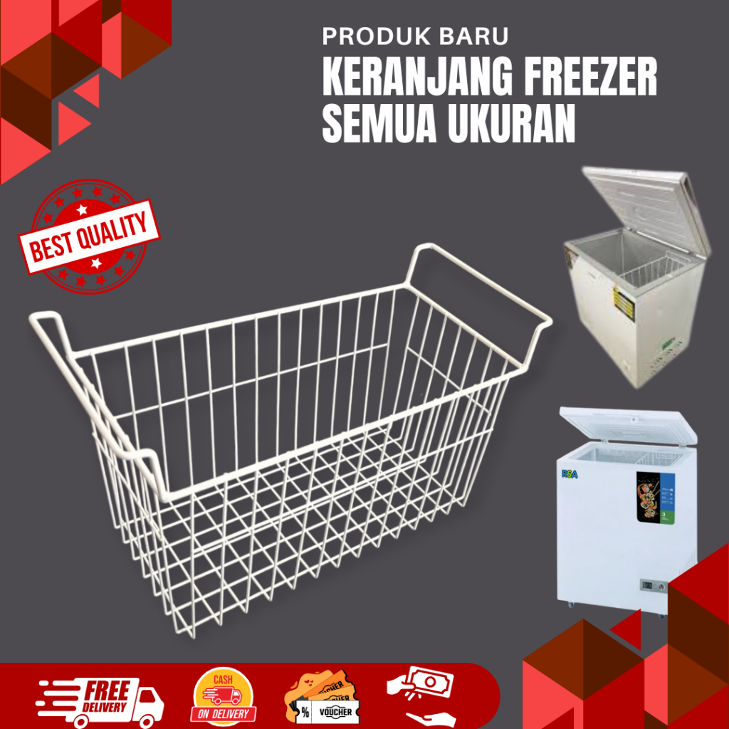 Jual 2 Pcs Keranjang Freezer box merk GEA, RSA, FRIGATE dll semua ...