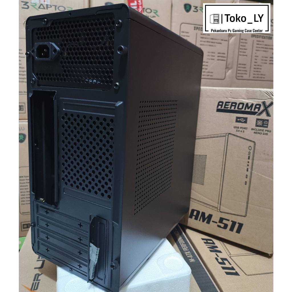 Jual Casing PC Office 3Power Up AEROMAX AM-511 include PSU 500W Case ...