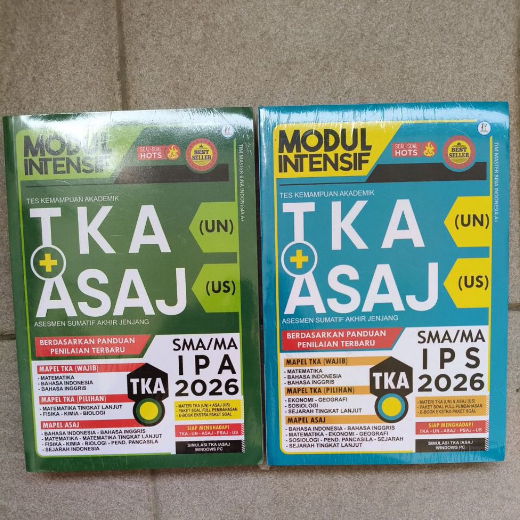 Jual original modul intensif tka asaj un us tes kemampuan akademik ...