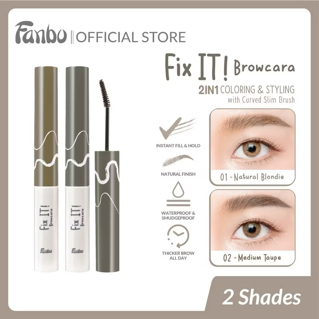 Jual Fanbo Fix It! Browcara 2in1 Coloring&Styling | Shopee Indonesia