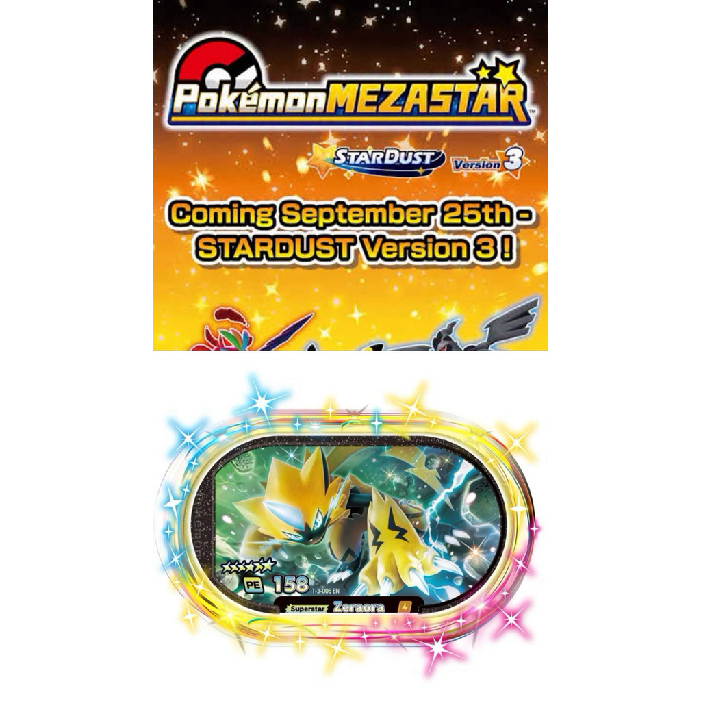 Jual - READYSTOCK MEZASTAR 3 ZERAORA KORAIDON - ETALASE KHUSUS MEZATAG ...