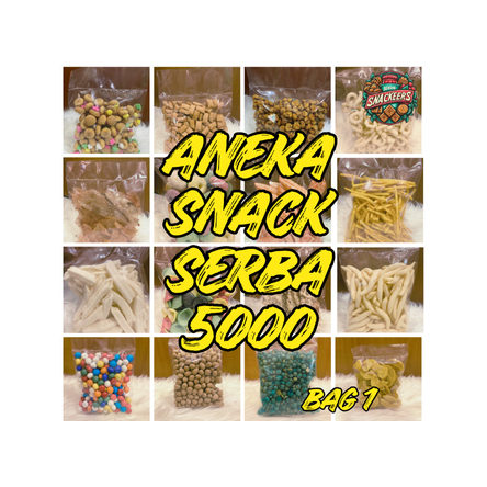 Jual ANEKA SNACK SERBA 5000 LIMA RIBU / aneka cemilan ringan / SNACK ...