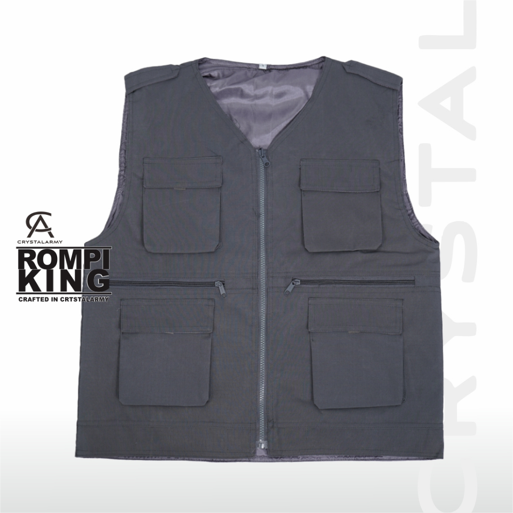 Jual Rompi Tactical Rompi King Rompi Cargo Lapangan Taktikal | Shopee ...