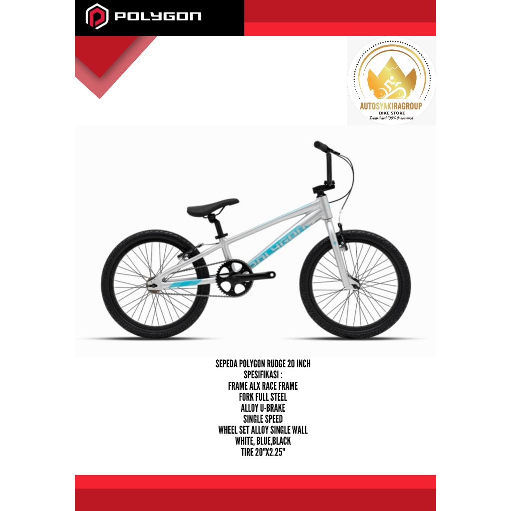 Jual Sepeda Polygon Rogue BMX 20 inch New Ready Siap Kirim