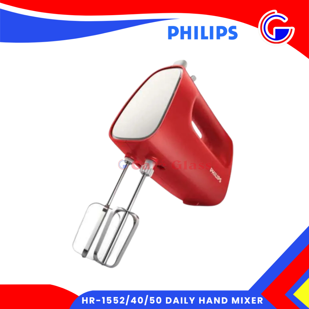 Hand Mixer Daily Collection - 5 Speed + Turbo - Philips Hr-1552 - Mixer Kue Pengocok Telur