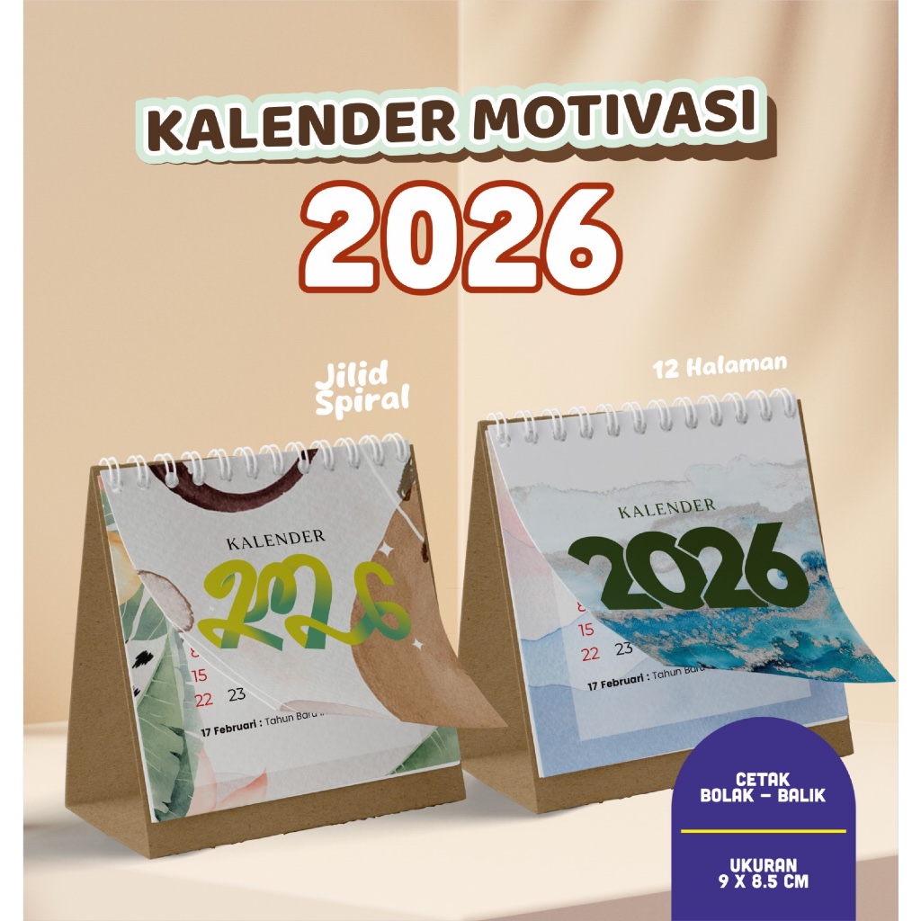 Jual KALENDER MOTIVASI 2026 KALENDER MOTIVASI AESTHETIC SOUVENIR Id 11134207 81ztl