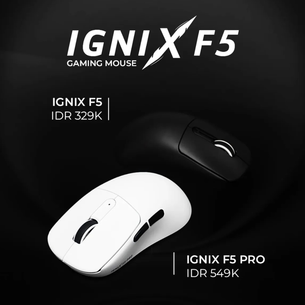 Jual Vortexseries IGNIX F5 / F5 Pro Ignix Series Wireless Ultralight ...