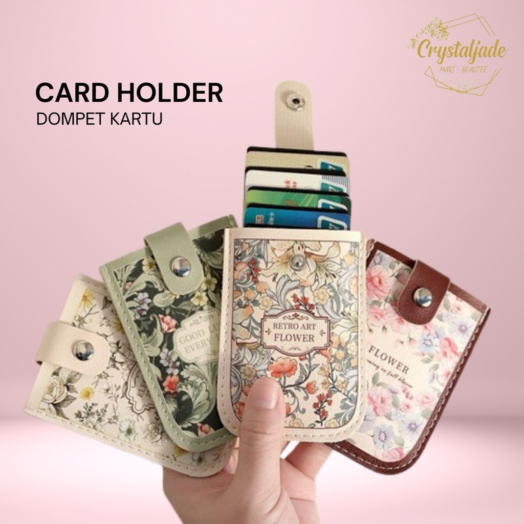 Jual Dompet Kartu Multifungsi Sistem tarik keluar Motif Lucu Estetik ...