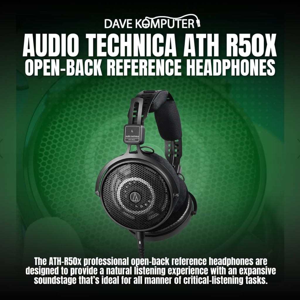 Jual Audio Technica ATH R50x Open-back Reference Headphones | Shopee ...
