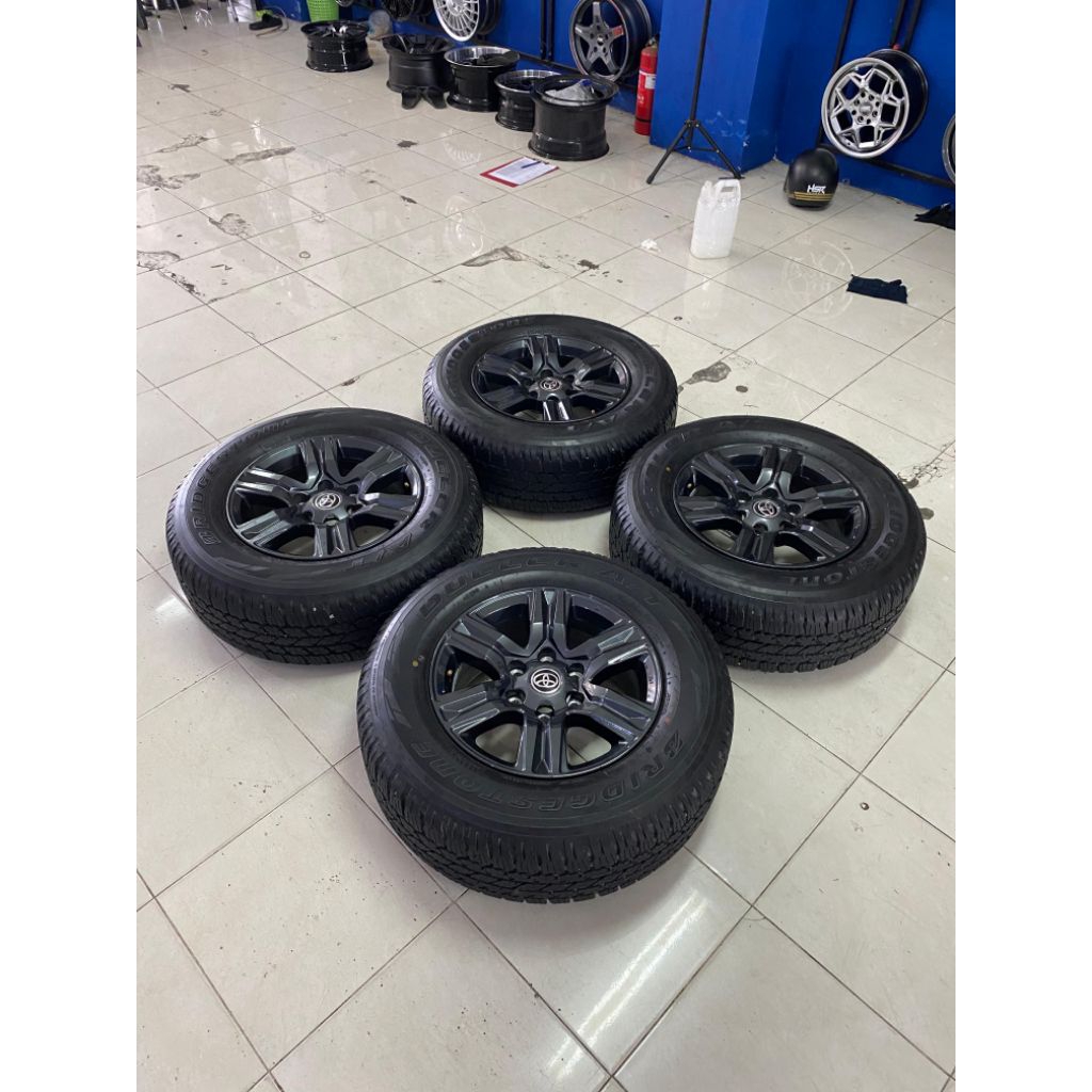 Jual VELG MOBIL BEKAS COPOTAN STD TOYOTA HILUX R17X7 H6X149 ET30 + BAN ...