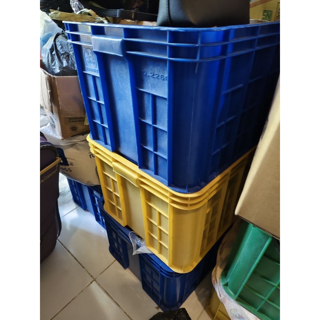 Jual box container keranjang besar multi fungsi bekas Lebar 42 cm ...
