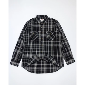 OXEDA Kemeja Flanel Pria Kerah Lipat Kantong Double Praktis Elegan Bahan Flanel Tiar Oxe Goods