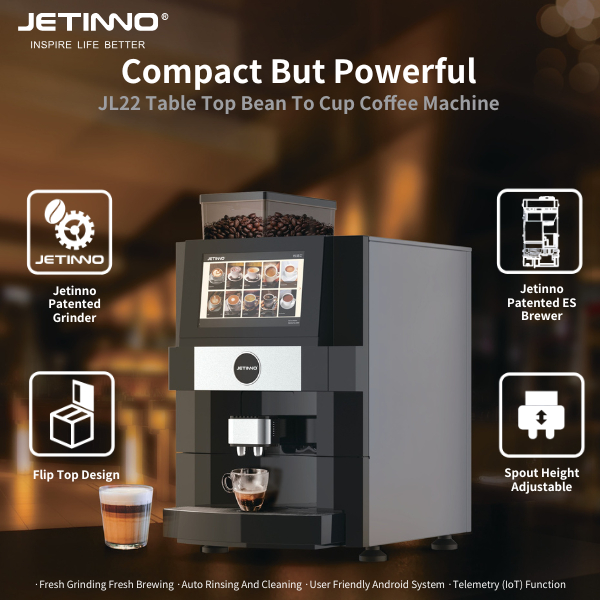 Jual TABLE TOP VENDING MACHINE JETINNO JL22 AUTOMATIC ESPRESSO