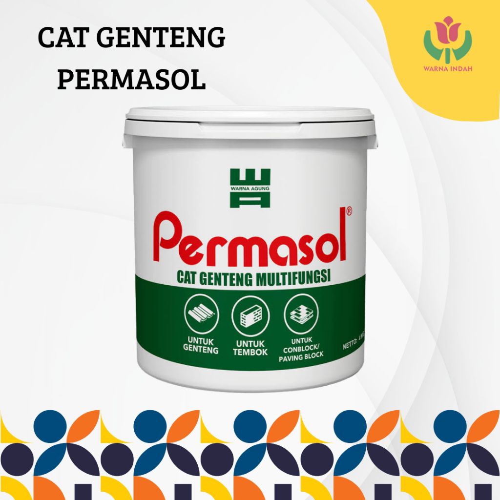 Jual CAT GENTENG PERMASOL WARNA AGUNG 20 KG - CAT SERBAGUNA | Shopee ...