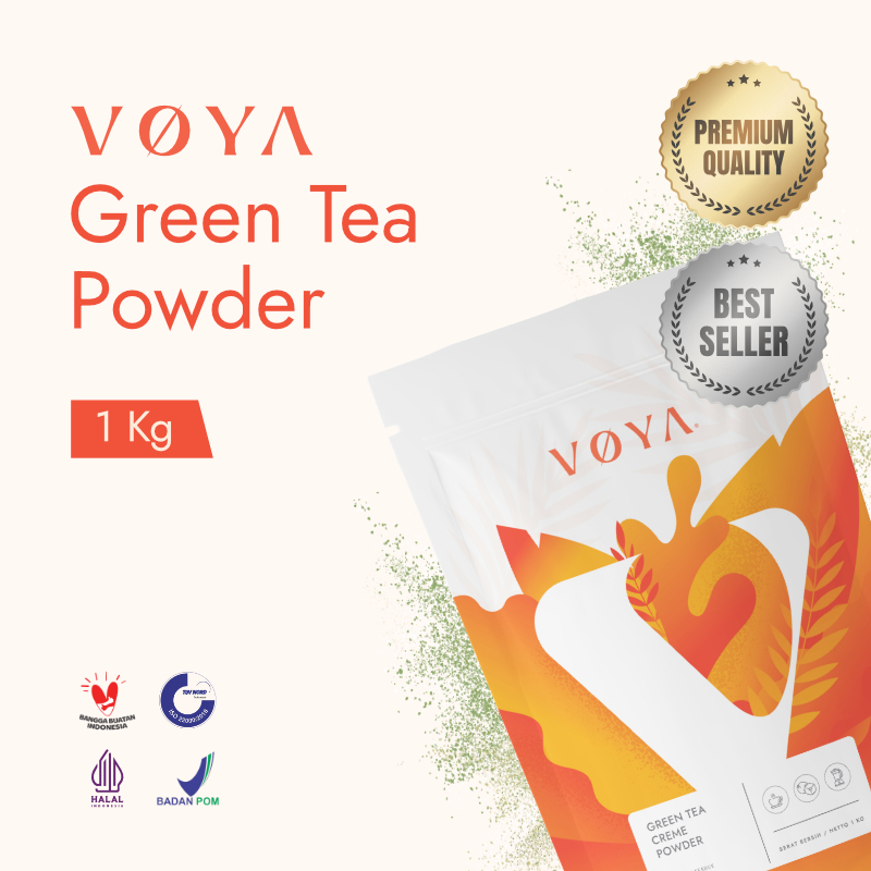 Jual VOYA Flavour Green Tea Premium Powder 1 Kg | Shopee Indonesia