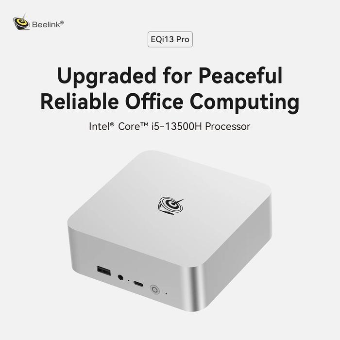 Mini PC Beelink EQi13 Pro Intel Core i5 13500H 32GB DDR4 1TB SSD NVMe Dual LAN WiFi6 HDMI Windows 11 Pro
