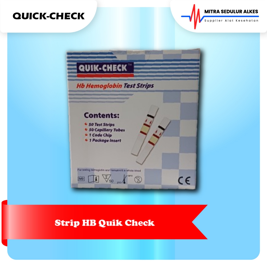 Jual Strip Hb Hemoglobin Quik Check | Test Strip HB Quik Check | Strip ...