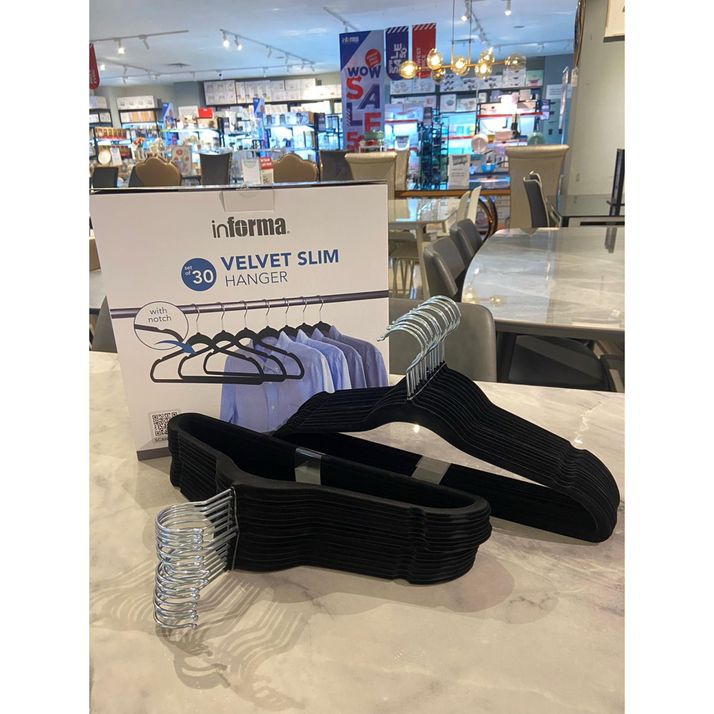 Jual Informa hanger velvet 30pcs | Shopee Indonesia
