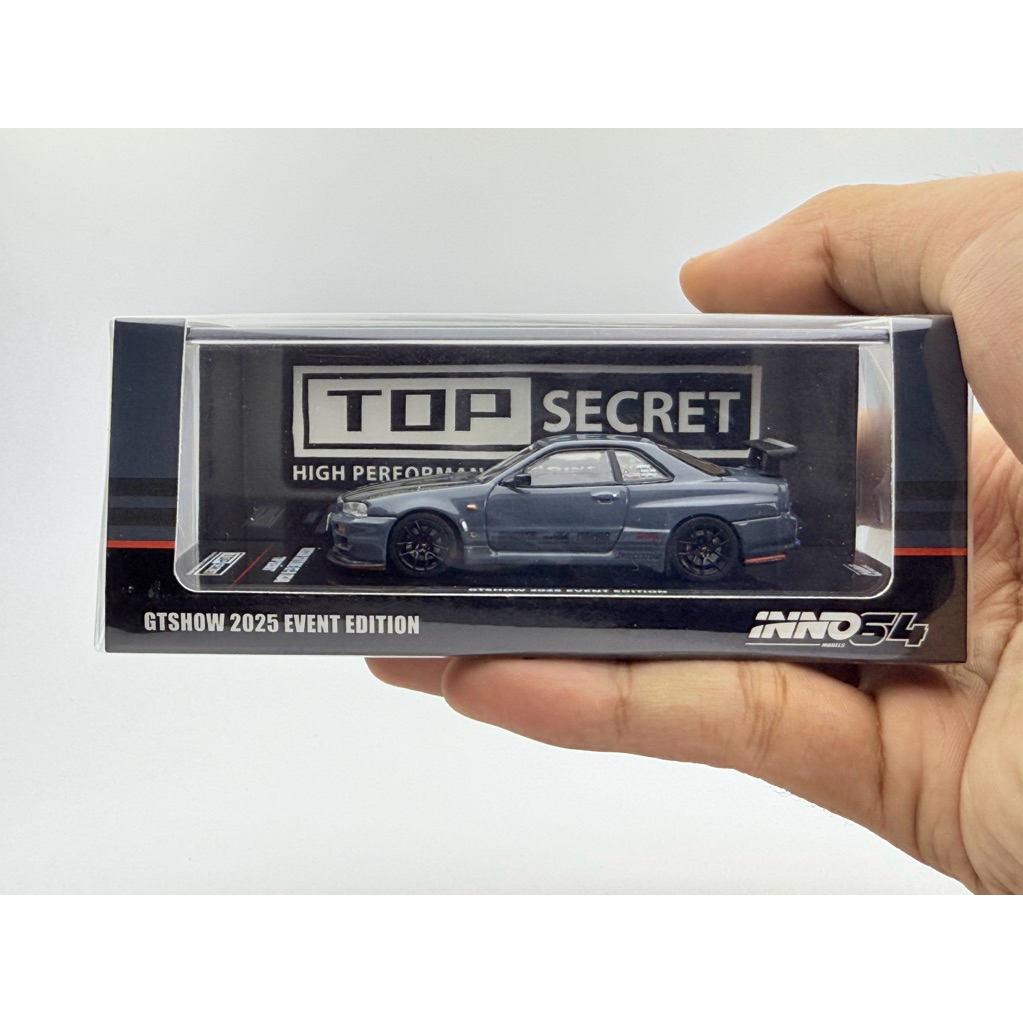 Jual INNO 1:64 NISSAN SKYLINE GTR R34 TOP SECRET GT SHOW 2025 EVENT ...