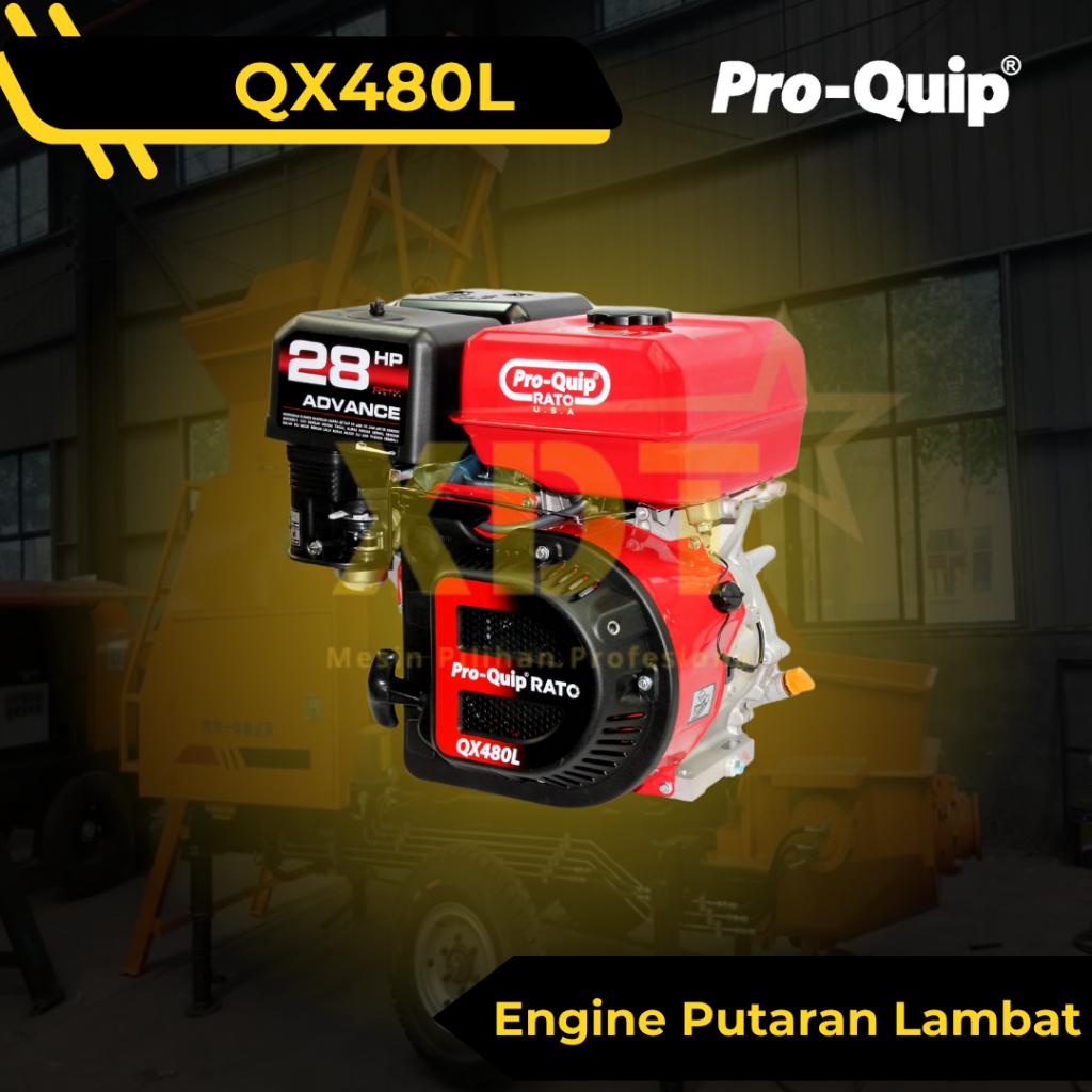 Jual ProQuip QX480L Mesin Penggerak Putaran Lambat Bensin 28 HP ...