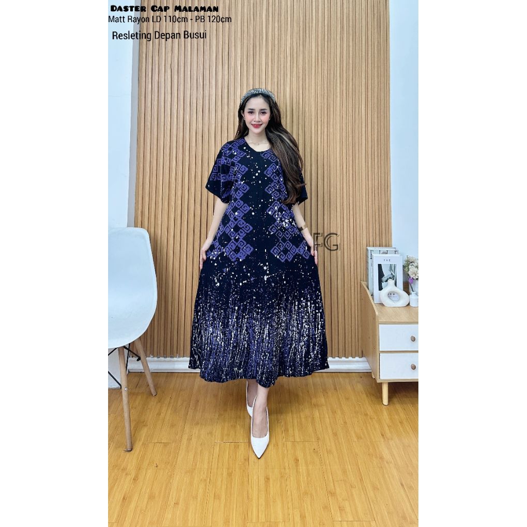 Daster Bahan Twill Rayon Super Lengan 11