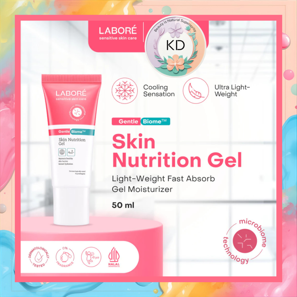 Jual LABORE Gentle Biome Skin Nutrition Gel 50ml Moisturizer Pelembab ...