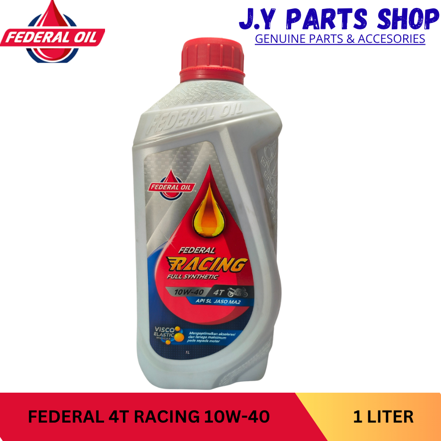 Jual OLI FEDERAL RACING 10W-40 FULL SYNTHETIC 1L ORIGINAL | Shopee ...
