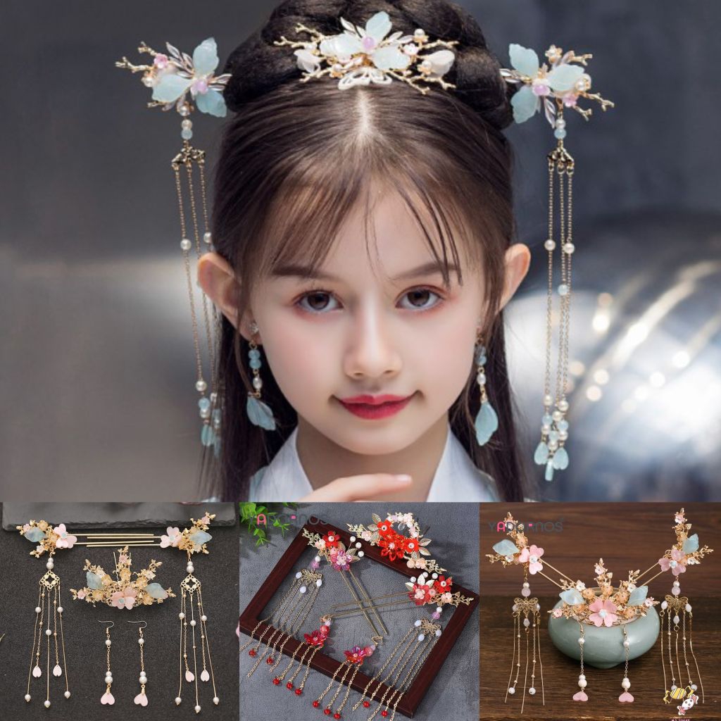 Jual Set hiasan rambut hairpin tusuk konde | Shopee Indonesia
