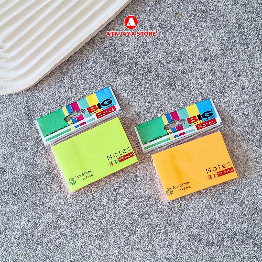 Jual Sticky Notes 3 x 2 inchi BIG | Shopee Indonesia