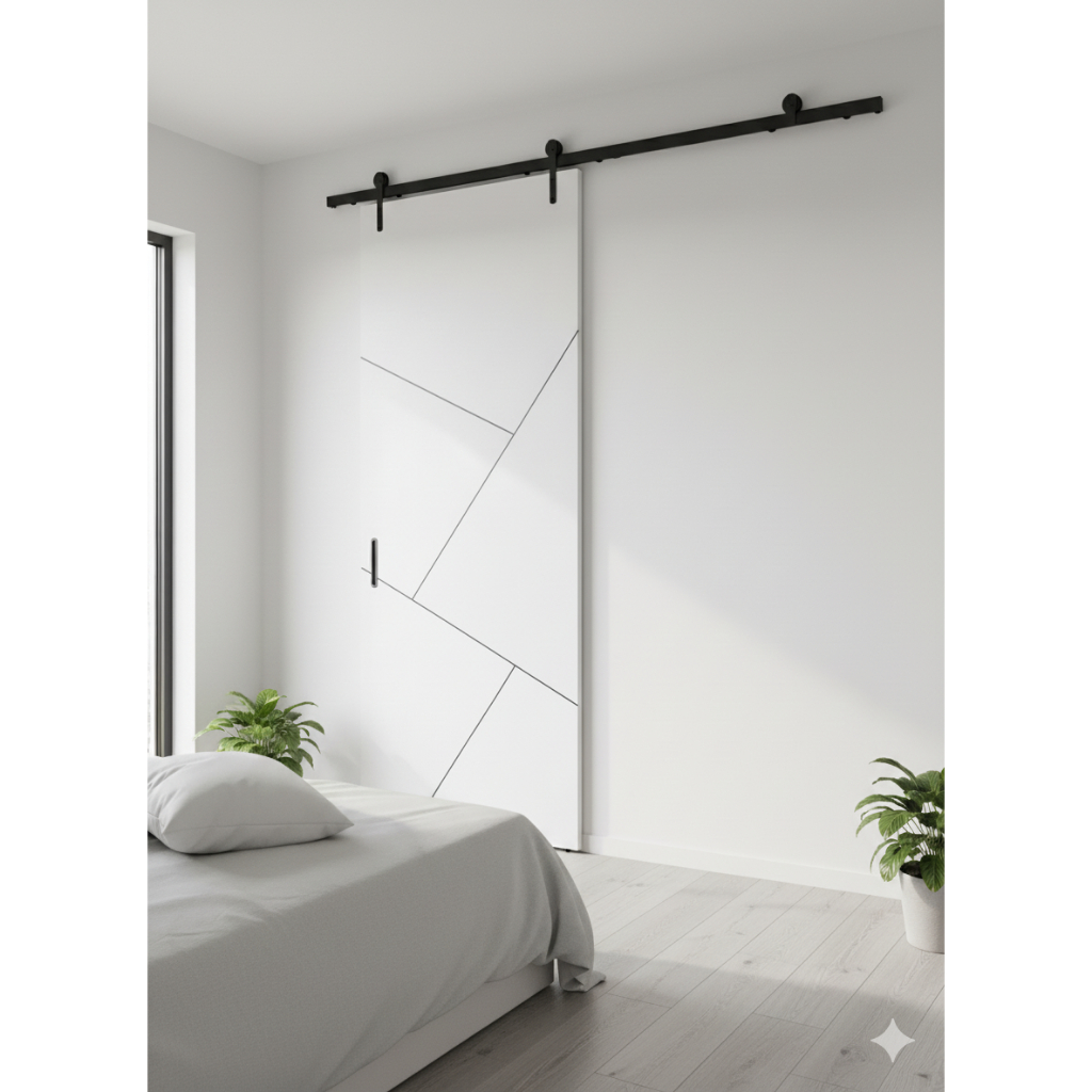 Jual Pintu Sliding Satu Set untuk Kamar Modern: Ready Stok, Murah ...